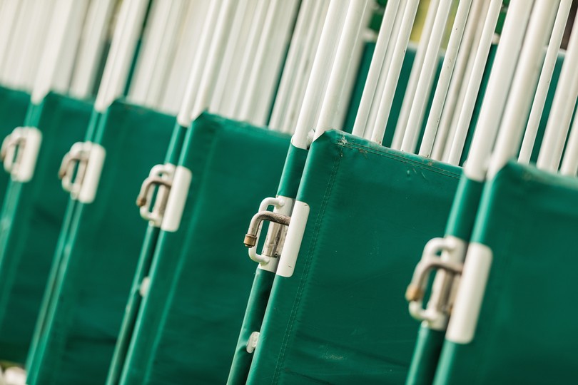 Horse Race Start Gate Close Up