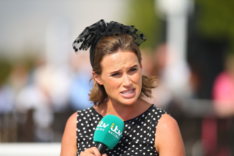 Francesca Cumani Presenting for ITV Racing