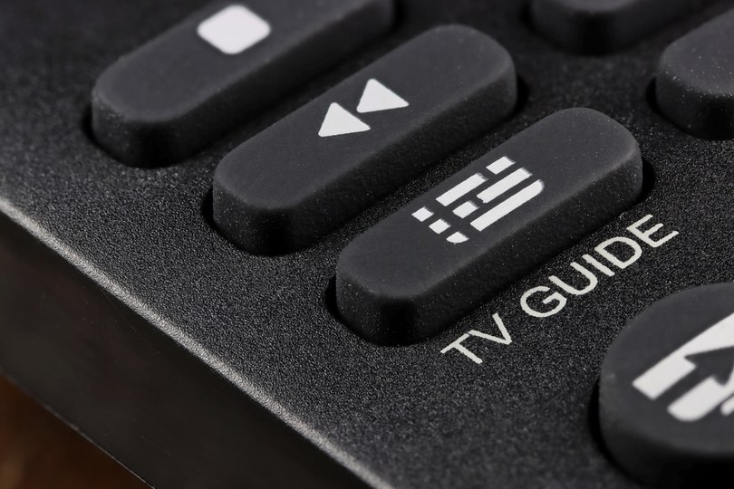 TV Guide Remote Control Button