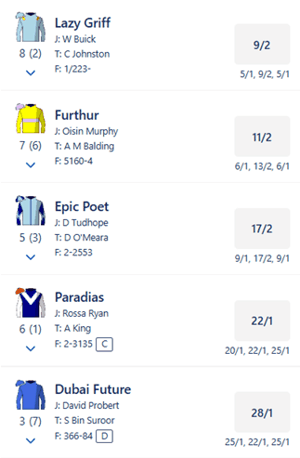 Henry II Stakes Odds