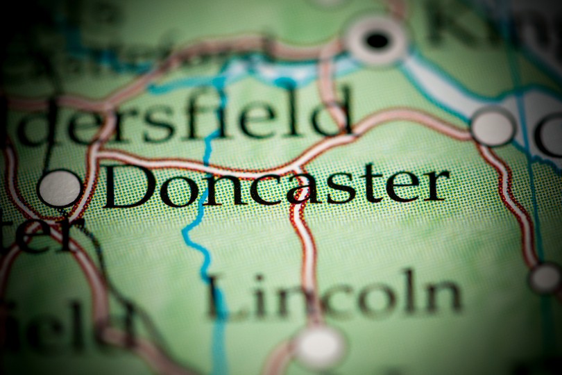 Doncaster on Green Road Map